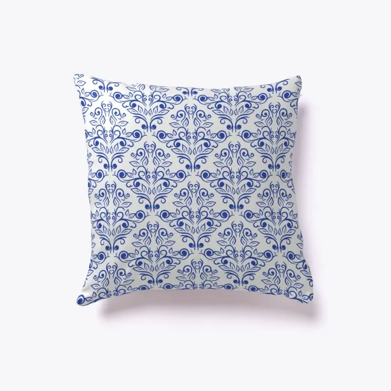 Elegant Floral Pattern Pillow